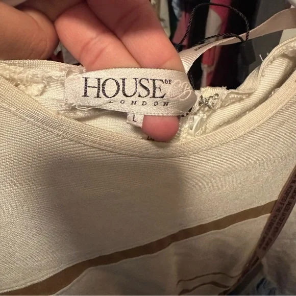 House of CB White Maxi Bandage dress - Picture 10 of 10